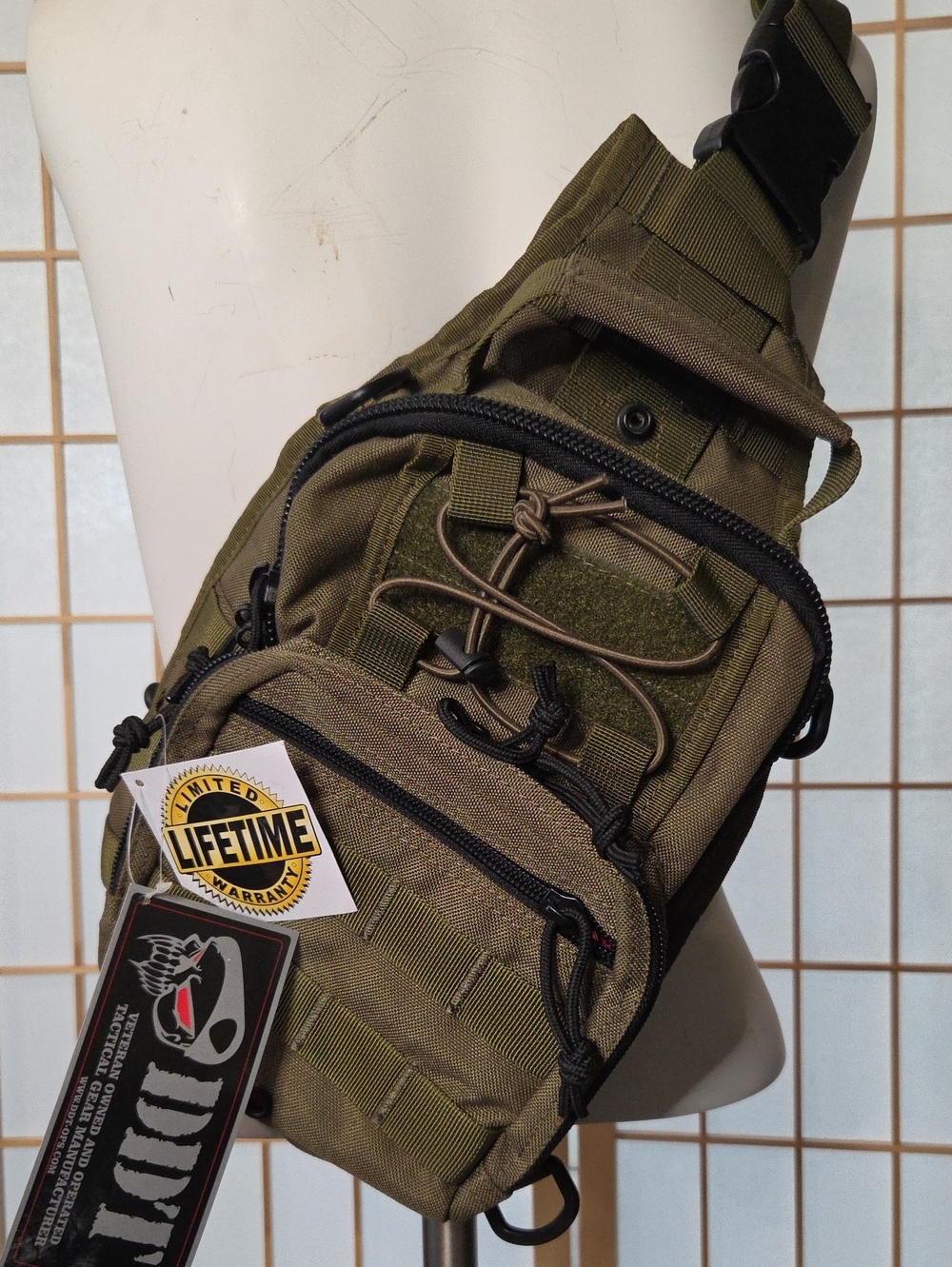 NWT | DDT Tactical Night Stalker Small Sling Bag Olive Green